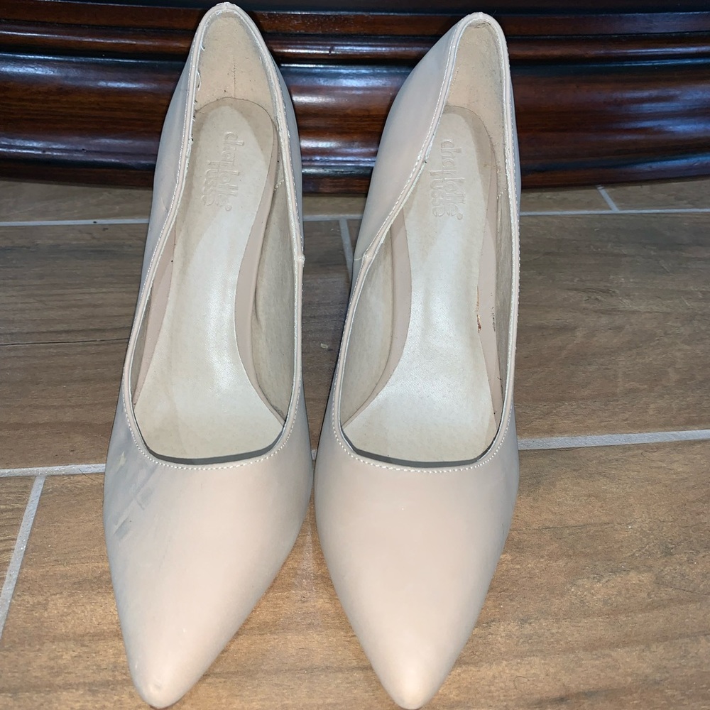 Beige Heels Never worn